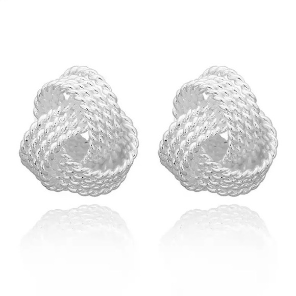 Jewelry - Sterling Silver Knot Earrings
